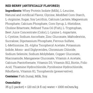 TYR sphere® GMP-Based Formula for use in Management of Tyrosinemia, Red Berry - Image 3