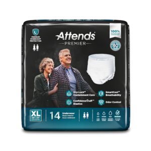 Attends? Premier Underwear, Heavy Absorbency, X-Large, 58 ? 68 Inch Waist/Hip - Image 3