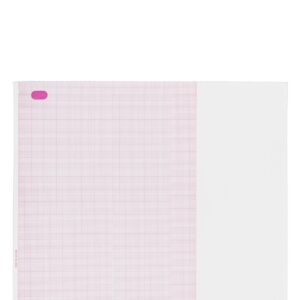 Philips ECG Recording Paper Thermal 8.5x11 Z-Fold Red Grid M3707A - Image 3