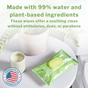 McKesson Flushable* Wet Wipes - Scented, 96 Wet Wipes per Pack - Image 6