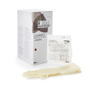 Gammex? Non-Latex Sensitive Polychloroprene Surgical Glove, Size 6, Cream - Image 1