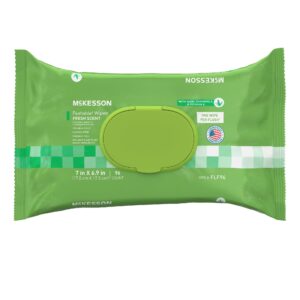 McKesson Flushable* Wet Wipes - Scented, 96 Wet Wipes per Pack - Image 1