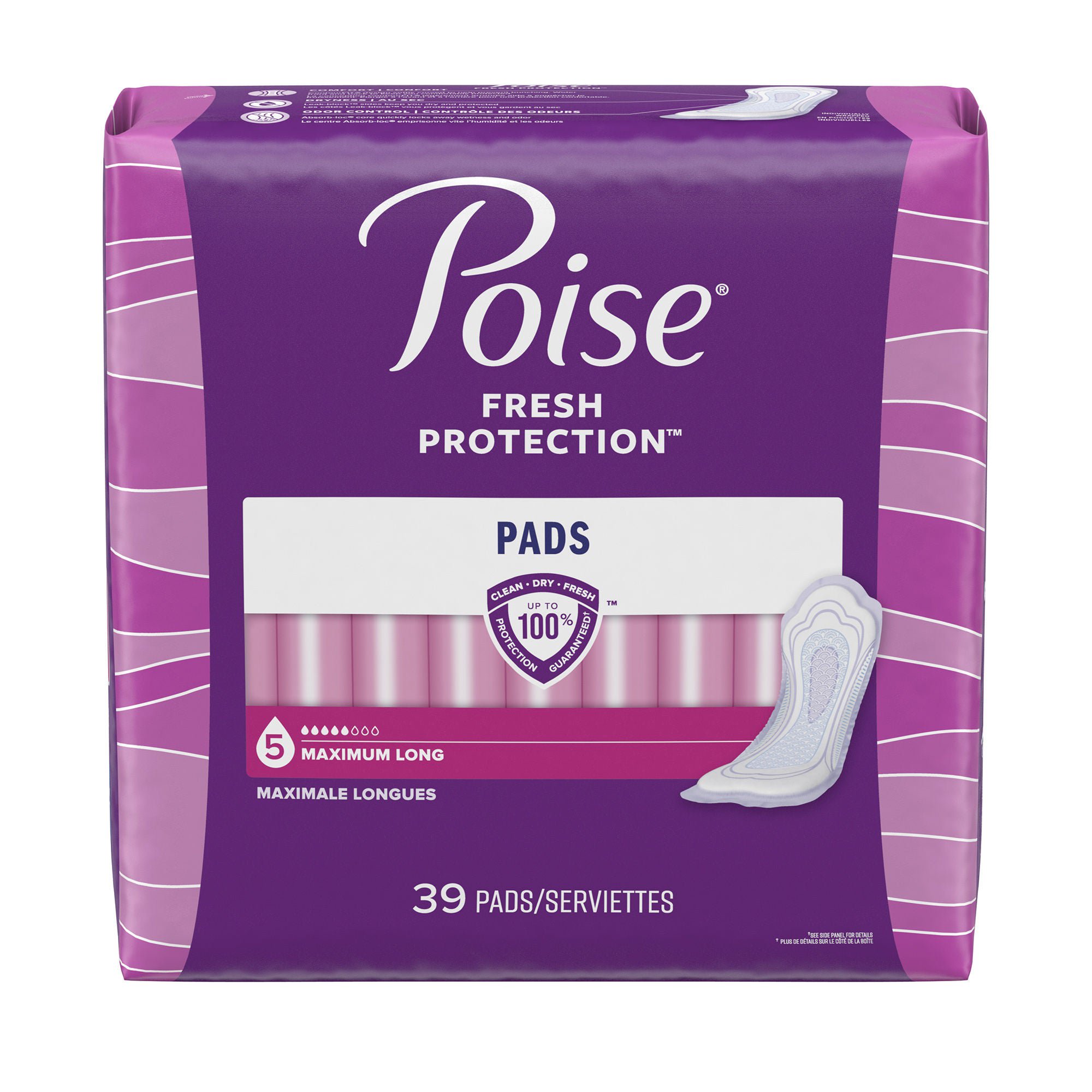 Poise? Maximum Absorbency Bladder Control Pad, Long Length