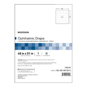 McKesson Sterile Surgical Ophthalmic Drape, 48 x 51 Inch - Image 1