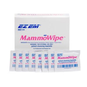 EZ EM Mammography Wipe, Scented, Benzalkonium Chloride, Ethyl Alcohol - Image 1