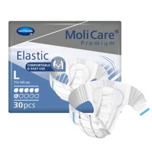 MoliCare? Premium Elastic 6 Drop Absorbency Incontinence Briefs, Large - Image 1