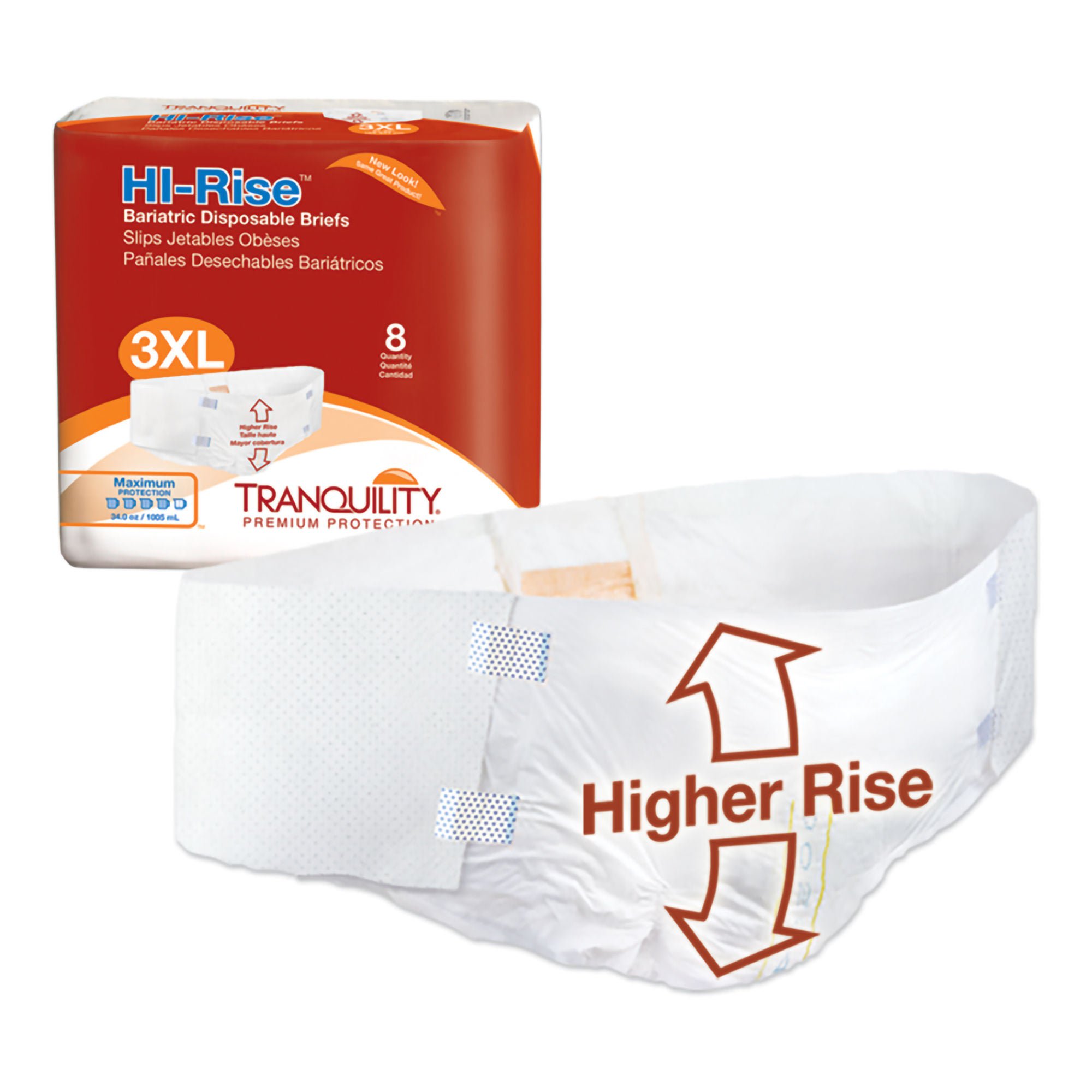 Tranquility? HI-Rise? Maximum Absorbency Bariatric Incontinence Brief