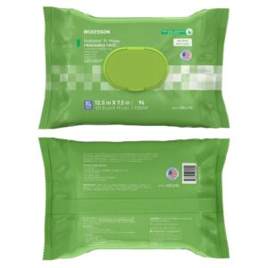 McKesson Flushable* Wet Wipes XL - Unscented, 96 Wet Wipes per Pack - Image 9