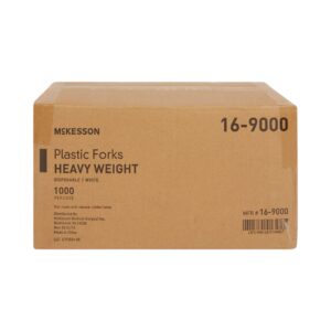 McKesson Polypropylene Fork, White - Image 2