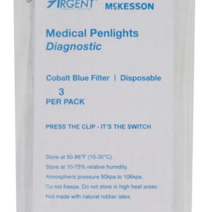 McKesson Penlight, White Light with Cobalt Filters, 4-1/2 Inch Length - Image 4