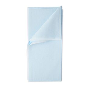 Graham Medical Blue / White Flat Stretcher Sheet, 40 x 90 Inch - Image 3