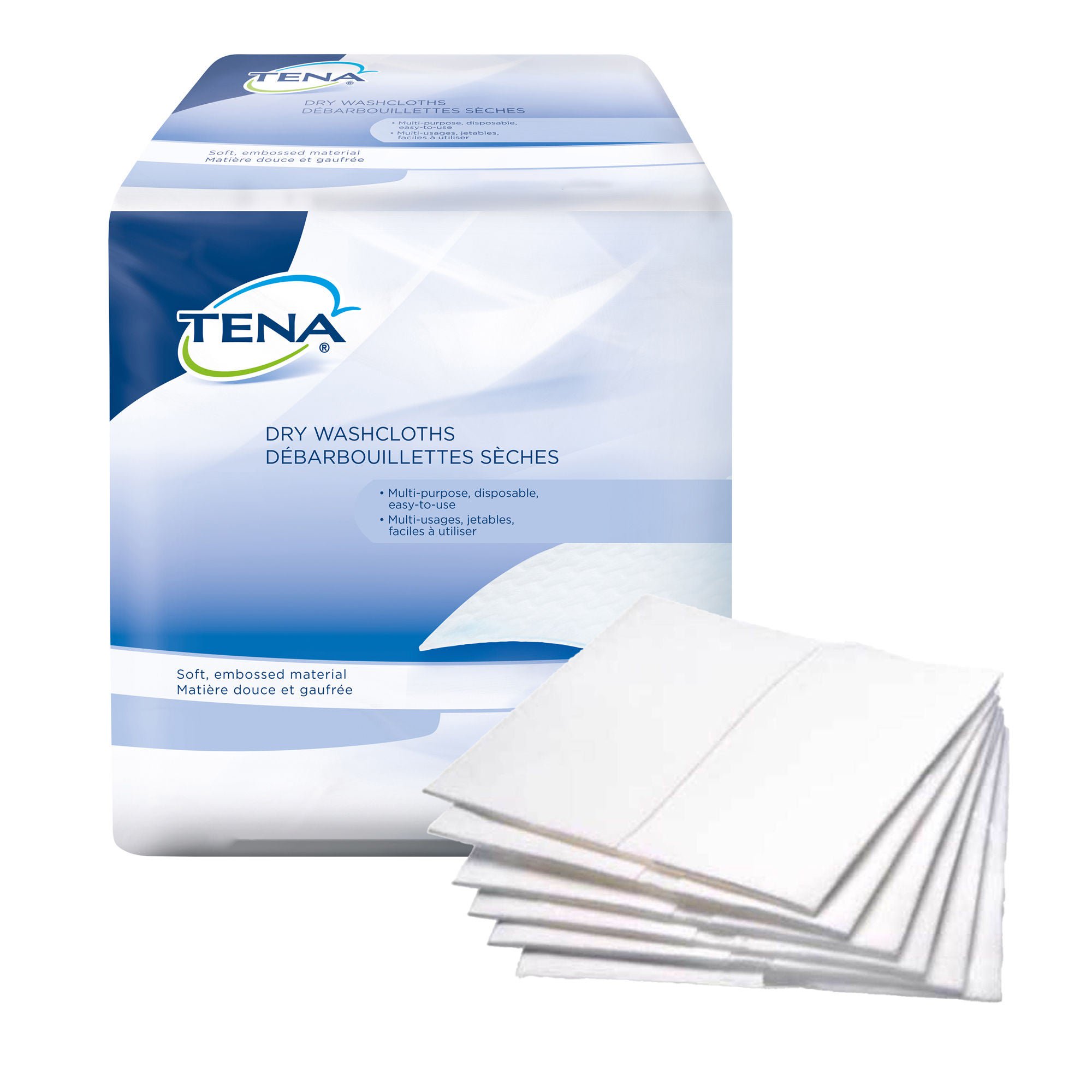 Tena? Dry Washcloths, Disposable