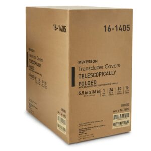 McKesson Telescopically Folded Transducer Cover, 5.5 x 36 Inch - Image 7