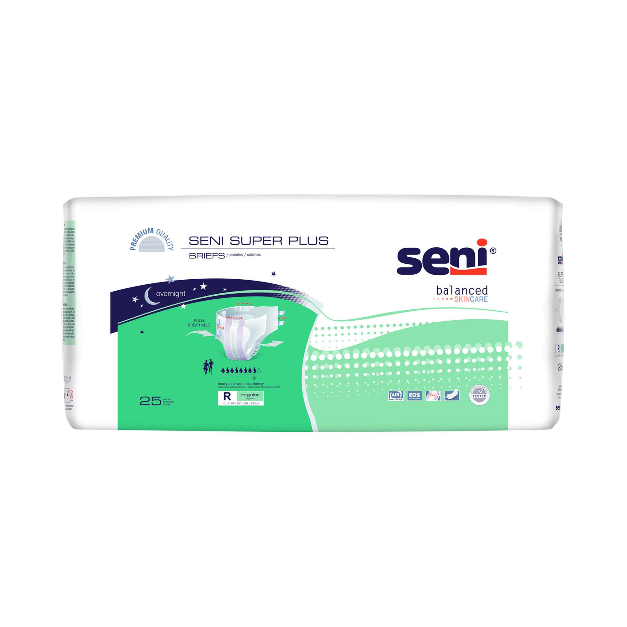 Seni? Super Plus Overnight Heavy Absorbency Incontinence Brief, Regular
