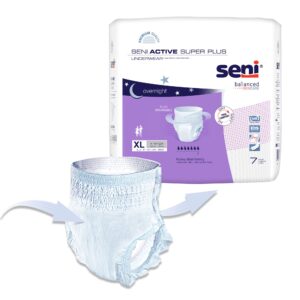 Seni? Active Super Plus Overnight Heavy Absorbent Underwear, Extra Large - Image 9