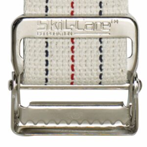 SkiL-Care™ Heavy-Duty Gait Belt with Metal Buckle, Pinstripe, 72 Inch - Image 4