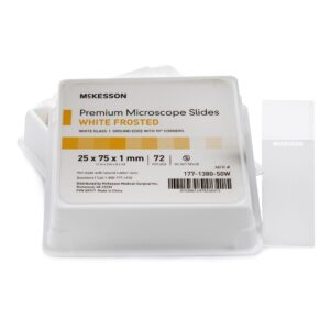 McKesson Frosted Microscope Slide, 25 x 75 x 1 mm - Image 1