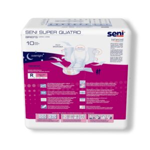 Seni? Super Quatro Severe Absorbency Incontinence Brief, Regular - Image 9