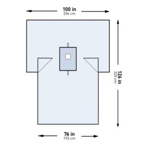 McKesson Sterile Breast Drape, 100 x 76 x 126 Inch - Image 1