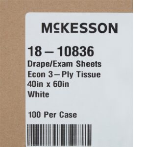 McKesson Nonsterile Physical Exam Drape, 40 x 60 Inch - Image 4