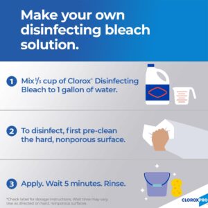 Clorox Pro? Clorox? Germicidal Bleach, Jug, 1 gal. - Image 6
