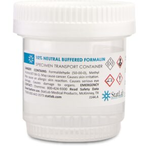 StatClick™ Prefilled Formalin Container, 30 mL Fill in 60 mL - Image 1