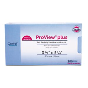ProView® plus Sterilization Pouch, 3-1/2 x 5-1/4 Inch - Image 1
