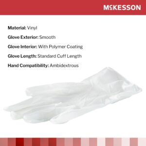 McKesson Confiderm? Vinyl Exam Glove, Small, Clear - Image 3