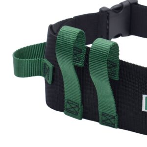 Posey® Green / Black Nylon Gait Belt with Quick Release Buckle, 28 – 55 Inches - Image 3