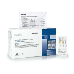 McKesson Consult™ 10-Drug Panel with Adulterants Drugs of Abuse Test Kit - Image 1