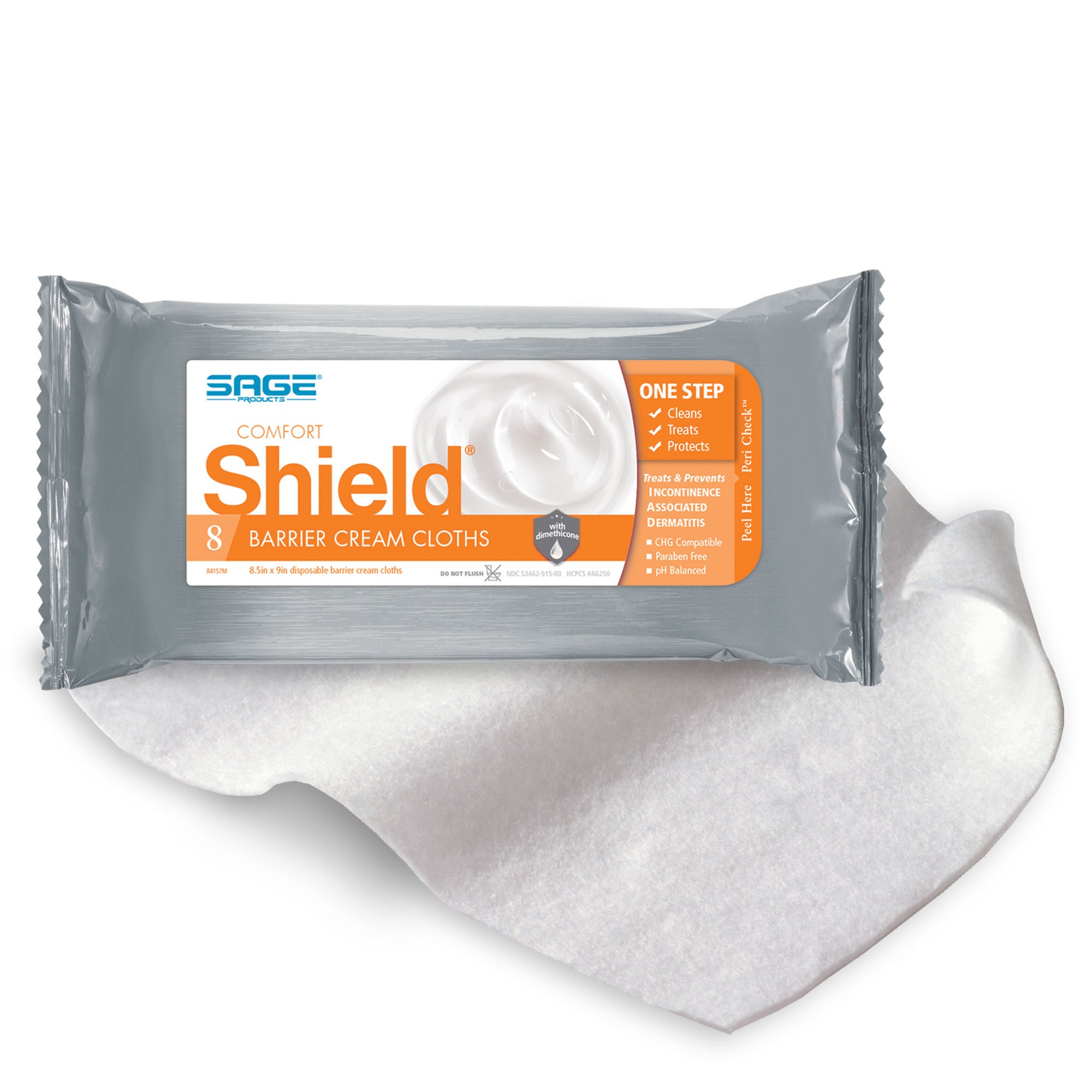 Shield? Barrier Cream Cloths, Soft Pack
