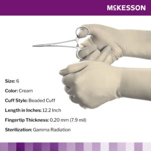 McKesson Perry? Polychloroprene Surgical Glove, Size 6, Cream - Image 2