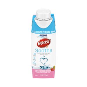 Boost® Soothe Strawberry Kiwi Clear Nutritional Drink, 8-ounce Carton - Image 1