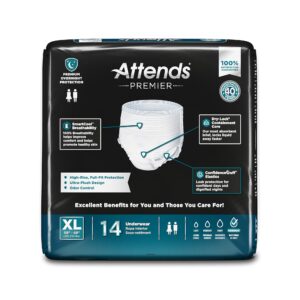 Attends? Premier Underwear, Heavy Absorbency, X-Large, 58 ? 68 Inch Waist/Hip - Image 4
