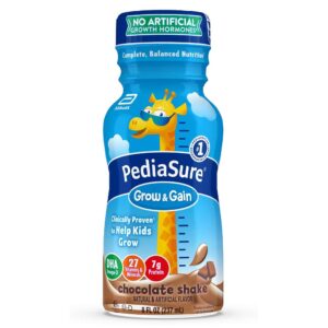 PediaSure® Grow & Gain Chocolate Shake, 8-ounce bottle - Image 1