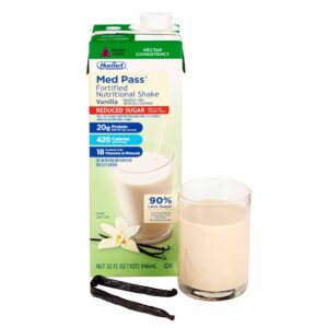 Med Pass® Reduced Sugar Vanilla Fortified Nutritional Shake, 32-ounce carton - Image 6
