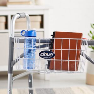 drive™ Walker Basket, Aluminum, Plastic Insert Included - Image 4