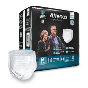 Attends? Premier Underwear, Heavy Absorbency, Medium, 34 to 44 Inch Waist/Hip - Image 1