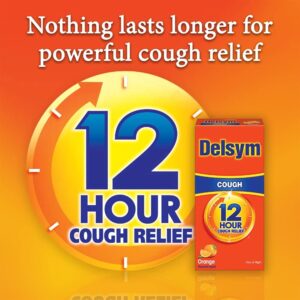Delsym? 12 Hour Cough Relief, Orange Flavor - Image 4