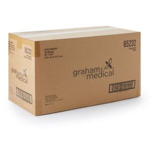 FlexDrape® Dark Blue Flat Stretcher Sheet, 40 x 84 Inch - Image 3