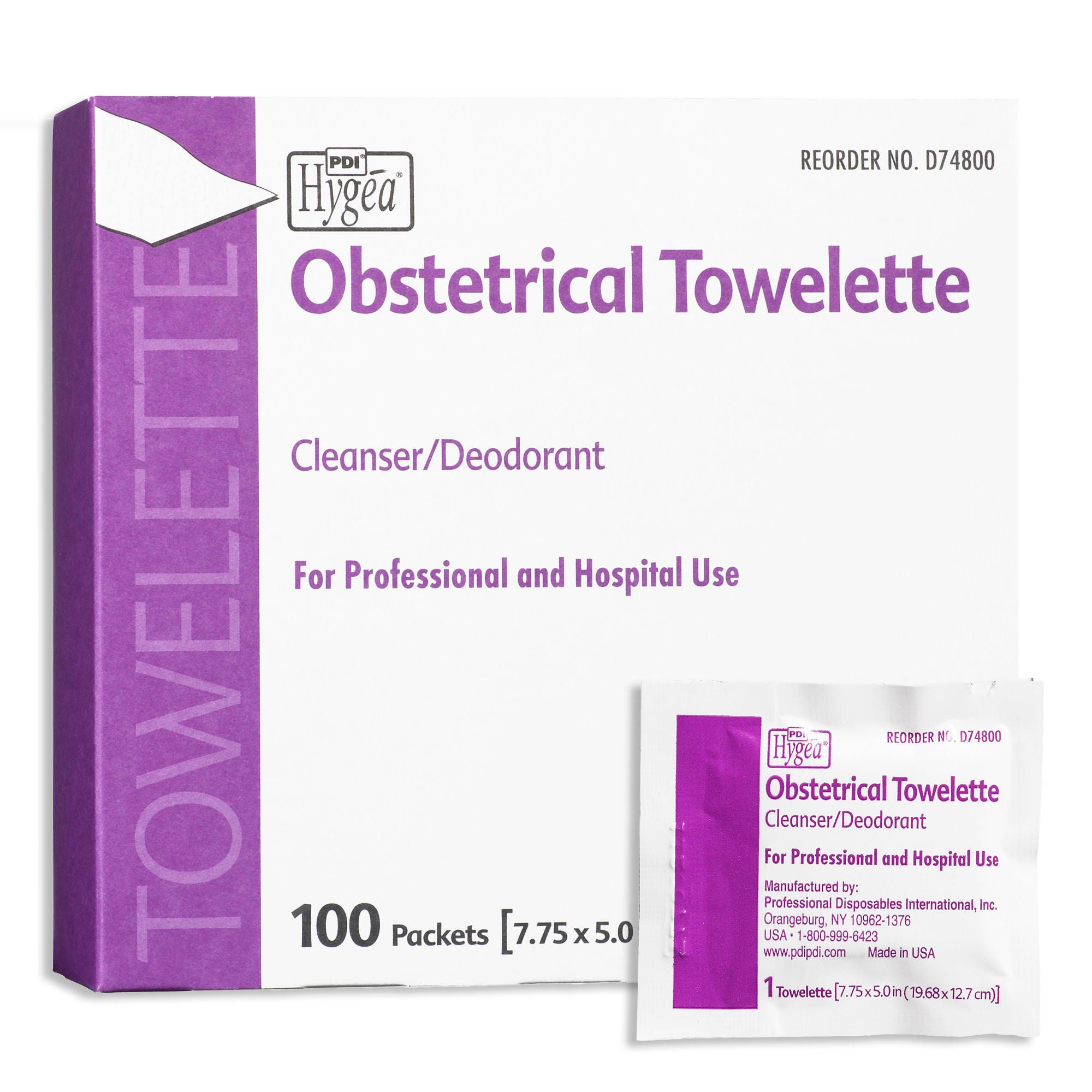 Hygea? Scented Obstetrical Towelette, Individual Pack