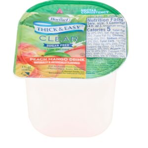 Thick & Easy® Clear Nectar Consistency Sugar-Free Peach Mango Thickened Beverage - Image 1