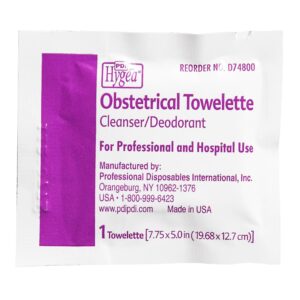 Hygea? Scented Obstetrical Towelette, Individual Pack - Image 2