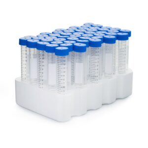 McKesson Centrifuge Tube, 15 mL, 17 x 120 mm, Blue Screw Cap - Image 1