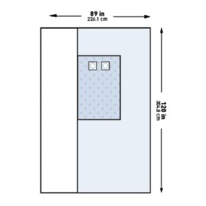 McKesson Sterile Femoral Angiography Drape, 89 x 120 Inch - Image 1