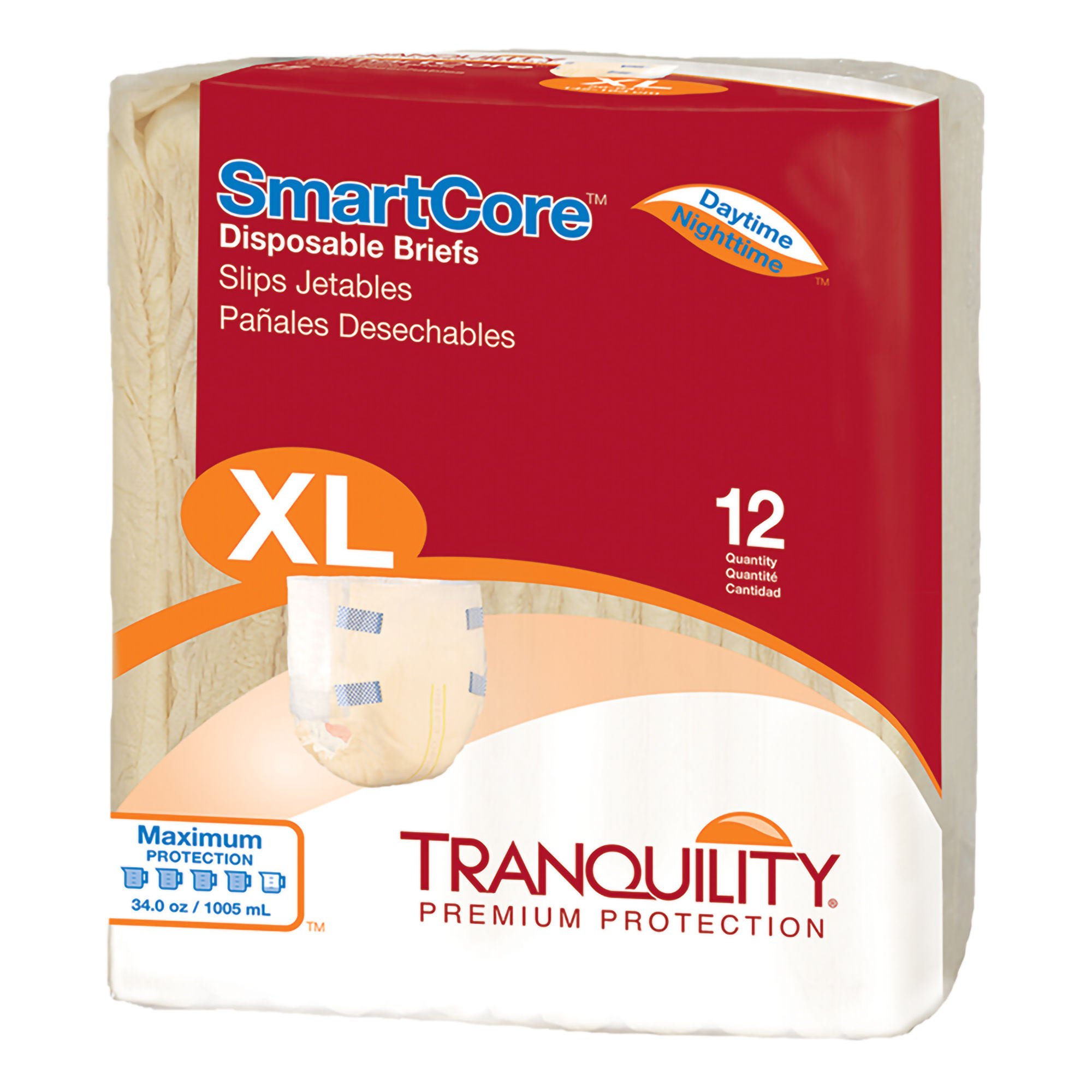 Tranquility SmartCore? Maximum Protection Incontinence Brief, Extra Large