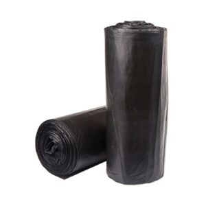 McKesson Super Heavy Duty Trash Bag, Black, 60-gallon Capacity - Image 1