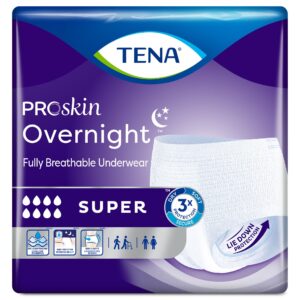 Tena? ProSkin Overnight? Super Fully Breathable Underwear, Large - Image 3