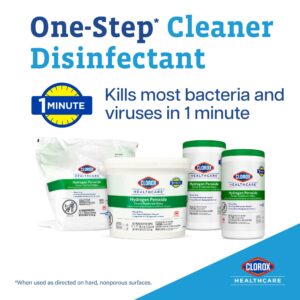 Clorox Healthcare? Hydrogen Peroxide Cleaner Disinfectant Wipes, Canister - Image 6