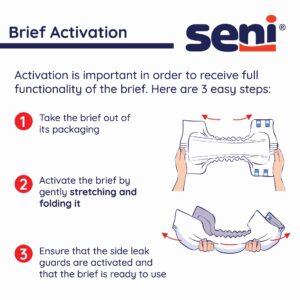 Seni? Super Heavy Absorbency Incontinence Brief, Large - Image 3